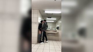 Twinks in the Mall Bathroom