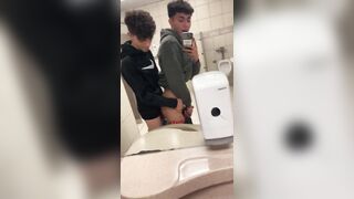 Twinks in the Mall Bathroom